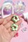 Sakura earrings, Cherry blossom hoops, simple earrings, hoop earrings, Japanese inspired product 4